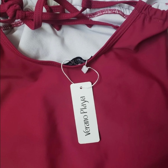 Verano Playa Ruffle One Piece Bathing Suit - Picture 3 of 4